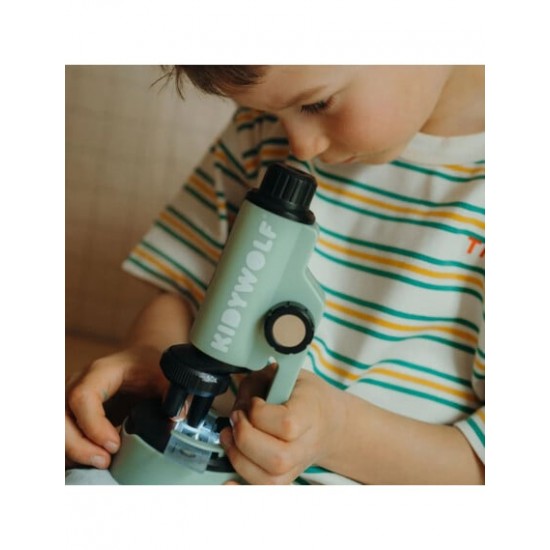 KIDYWOLF: Παιδικό φορητό μικροσκόπιο με δείγματα & εργαλεία KIDYWOLF: Παιδικό φορητό μικροσκόπιο με δείγματα & εργαλεία