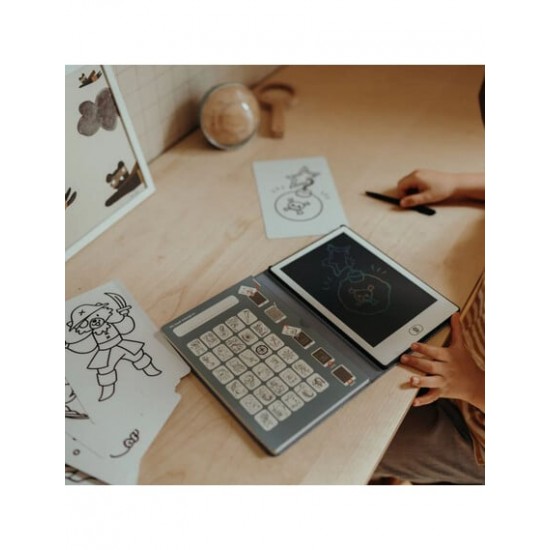 KIDYWOLF: Tablet ζωγραφικής με οθόνη LCD (30 κάρτες)- Oceans & Pirates KIDYWOLF: Tablet ζωγραφικής με οθόνη LCD (30 κάρτες)- Oceans & Pirates