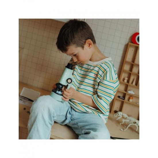 KIDYWOLF: Παιδικό φορητό μικροσκόπιο με δείγματα & εργαλεία KIDYWOLF: Παιδικό φορητό μικροσκόπιο με δείγματα & εργαλεία