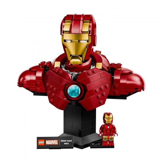 Lego Marvel:Προτομή Άιρον Μαν MK4 76327