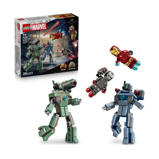 Lego ® Marvel: Άιρον Μαν & Γουόρ Μασίν vs. Hammer Drones 76320