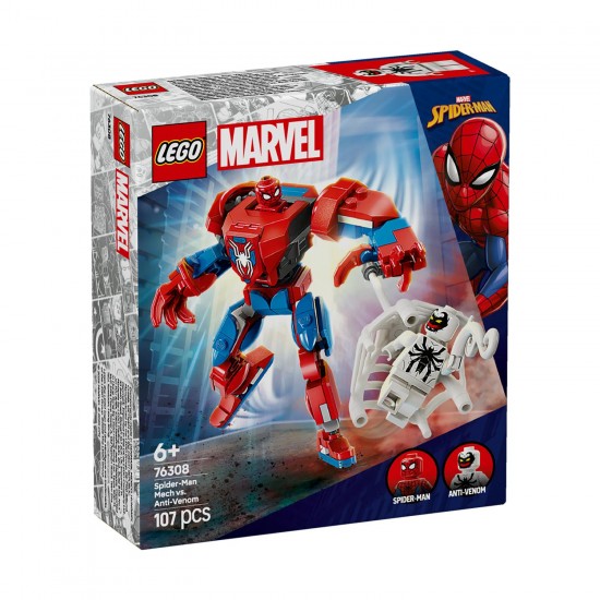 Lego Marvel Super Heroes Spider-Man Mech vs. Anti-Venom 76308