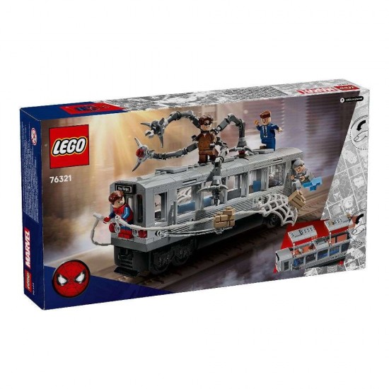 Lego Marvel Super Heroes Spider-Man vs. Doc Ock Subway Train Scene 76321