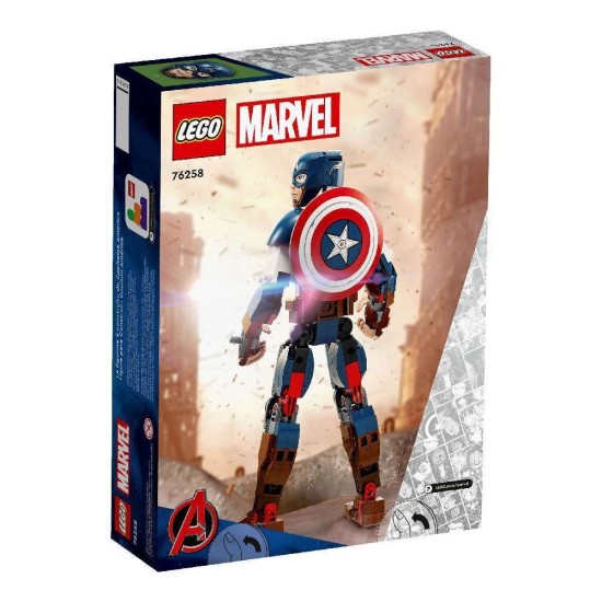 Lego Marvel Super Heroes Captain America Construction Figure 