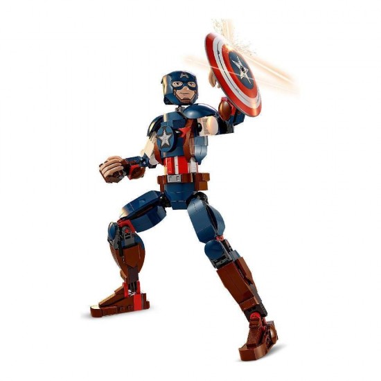 Lego Marvel Super Heroes Captain America Construction Figure 