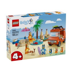 Lego Bluey: Οικογενειακή Βόλτα της Μπλούι με Αυτοκίνητο στην Παραλία 11202