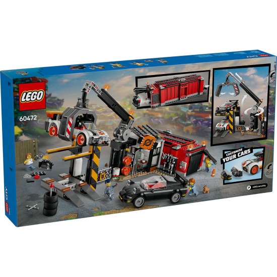 Lego City Μάντρα Αυτοκινήτων 60472 Lego City Μάντρα Αυτοκινήτων 60472