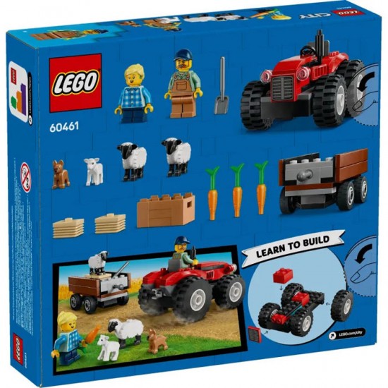 Lego City Red Farm Tractor with Trailer & Sheep 60461 Lego City Red Farm Tractor with Trailer & Sheep 60461