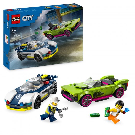 Lego City Police Car & Muscle Car Chase 60415