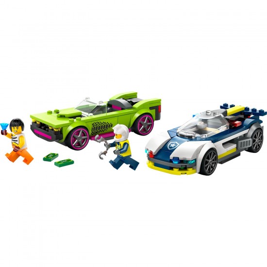 Lego City Police Car & Muscle Car Chase 60415