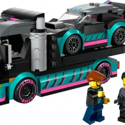 Lego City Race Car And Car Carrier Truck 60406