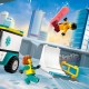 Lego City Emergency Ambulance And Snowboarder 60403