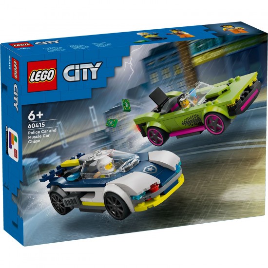 Lego City Police Car & Muscle Car Chase 60415