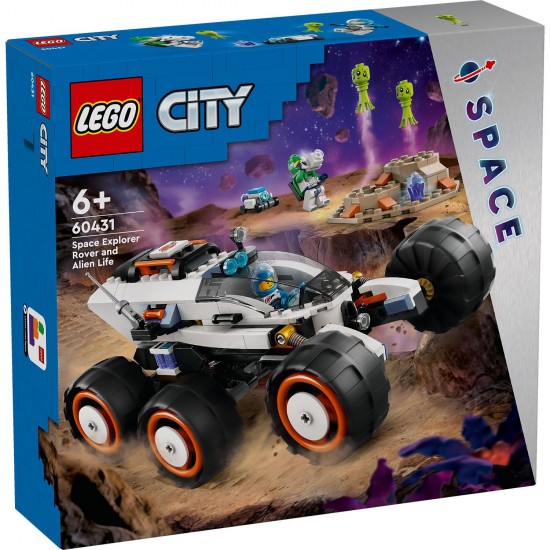 Lego Space Explorer Rover And Alien Life 60431