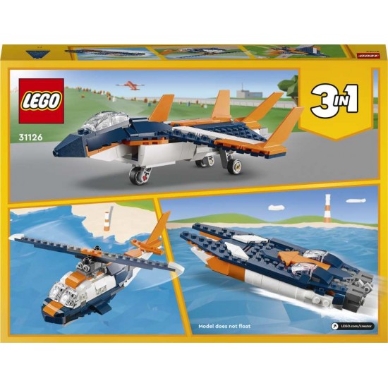 Lego Creator Supersonic-jet 31126