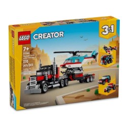 Lego Creator Flatbed Truck with Helicopter 31146