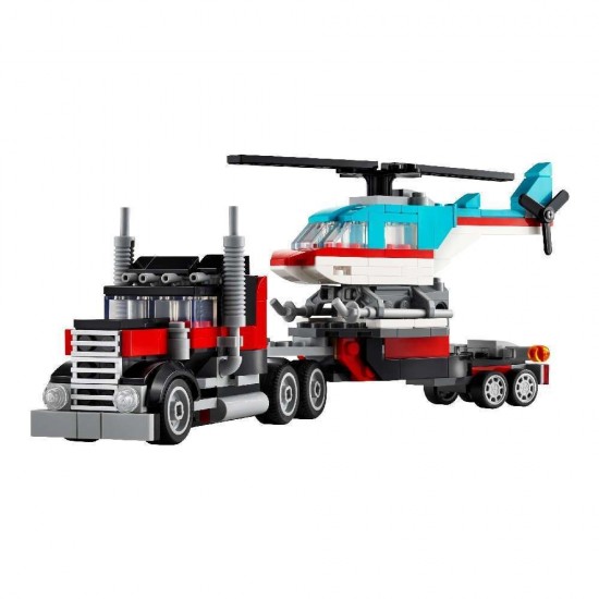 Lego Creator Flatbed Truck with Helicopter 31146