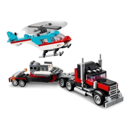 Lego Creator Flatbed Truck with Helicopter 31146