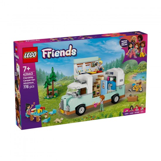 Lego Friends: Περιπέτεια με το Τροχόσπιτο της Φιλίας 42663