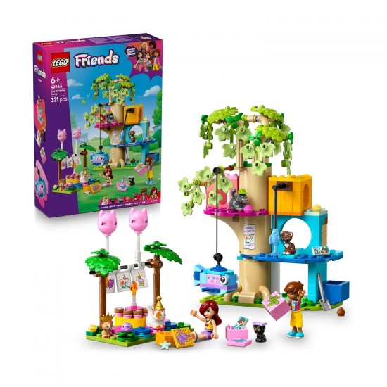 Lego® Friends: Πάρτι Γενεθλίων & Δεντρόσπιτο για Γάτες 42666