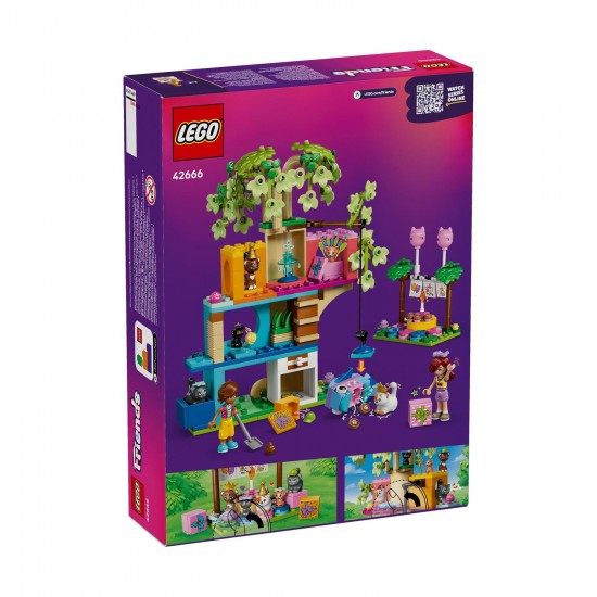 Lego® Friends: Πάρτι Γενεθλίων & Δεντρόσπιτο για Γάτες 42666