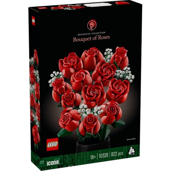 Lego Icons Botanical Bouquet Of Roses 10328