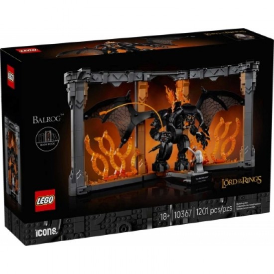 Lego Icons The Lord Of The Rings: Balrog Book Nook 10367 Lego Icons The Lord Of The Rings: Balrog Book Nook 10367