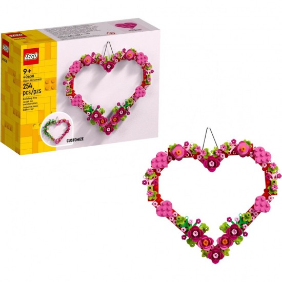 Lego Icons Heart Ornament 40638