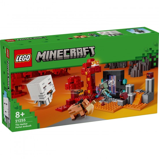 Lego Minecraft The Nether Portal Ambush 21255