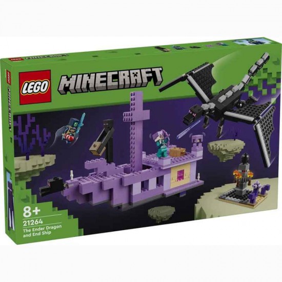 Lego Minecraft The Ender Dragon and End Ship 21264
