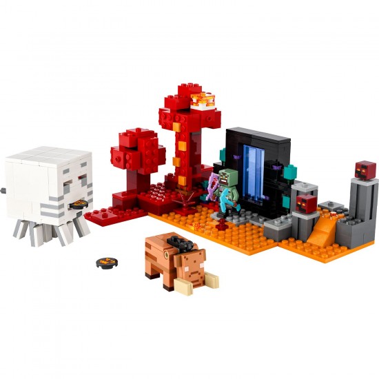 Lego Minecraft The Nether Portal Ambush 21255