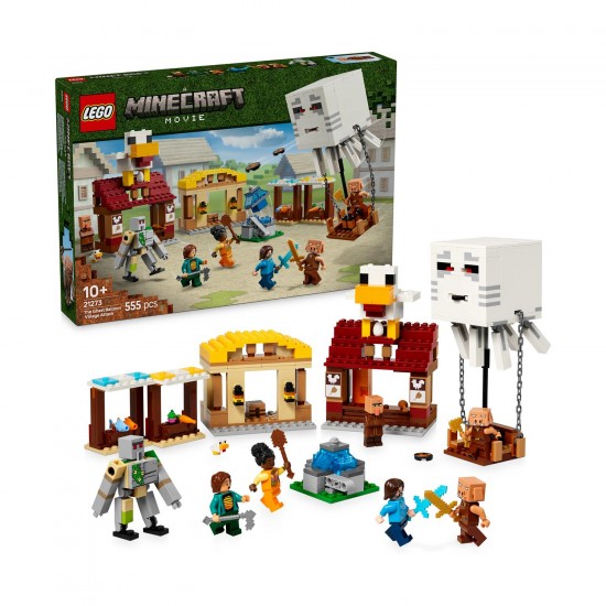 Lego Minecraft The Ghast Balloon Village Attack 21273 Lego Minecraft The Ghast Balloon Village Attack 21273