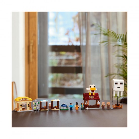 Lego Minecraft The Ghast Balloon Village Attack 21273 Lego Minecraft The Ghast Balloon Village Attack 21273