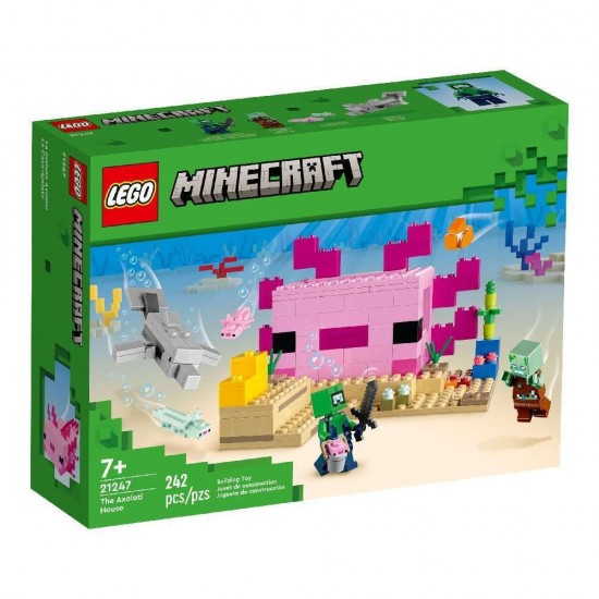 Lego Minecraft The Axolotl House 242τεμ. 21247