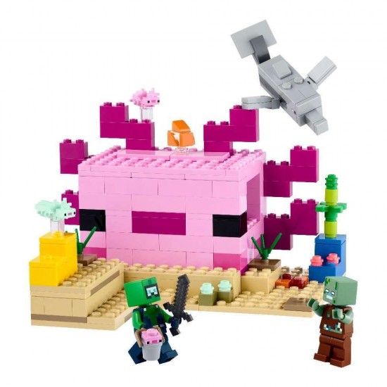 Lego Minecraft The Axolotl House 242τεμ. 21247