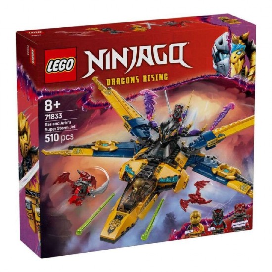 Lego Ninjago Ras and Arin's Super Storm Jet 71833