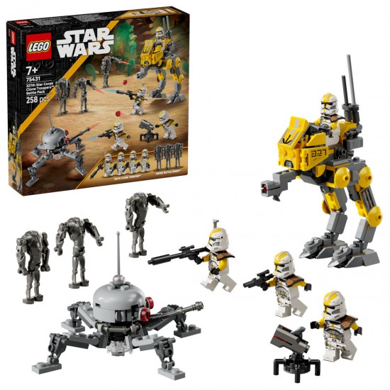 Lego Star Wars 327Th Star Corps Clone Troopers Battle Pack 75431