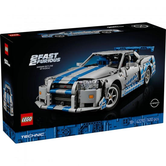 Lego Technic 2 Fast 2 Furious Nissan Skyline GT-R (R34) 42210 Lego Technic 2 Fast 2 Furious Nissan Skyline GT-R (R34) 42210