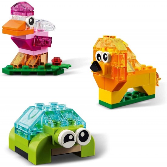 LEGO Classic Creative Transparent Bricks Δημιουργικά Διαφανή Τουβλάκια 11013