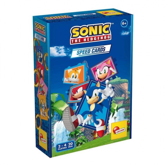 Lisciani Επιτραπέζιο Sonic the Hedgehog Speedy Card Game 99269