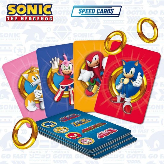 Lisciani Επιτραπέζιο Sonic the Hedgehog Speedy Card Game 99269