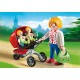 Playmobil Μαμά με Δίδυμα και Καροτσάκι