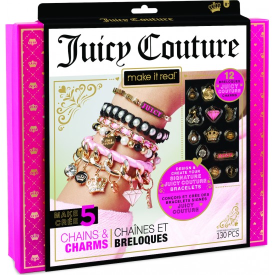 Make it Real - Juicy Couture Gold Chains & Charms (4404)