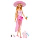 Mattel Barbie Beach glam με αξεσουάρ HPL73