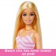 Mattel Barbie Beach glam με αξεσουάρ HPL73