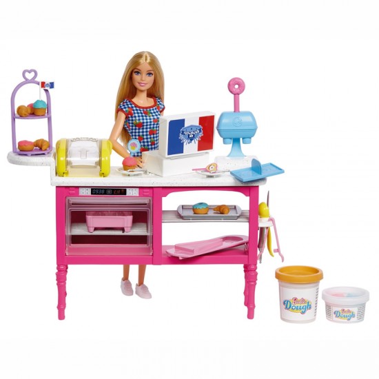 Mattel Barbie Νέα Καφετέρια με Κούκλα GMW03