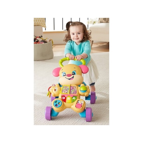 Fisher Price Laugh & Learn Εκπαιδευτική Στράτα Σκυλάκι Smart Stage - Ροζ