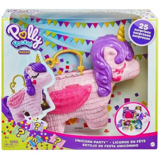 Polly Pocket Polly Μονόκερος Πινιάτα Έκπληξη Σετ GVL88