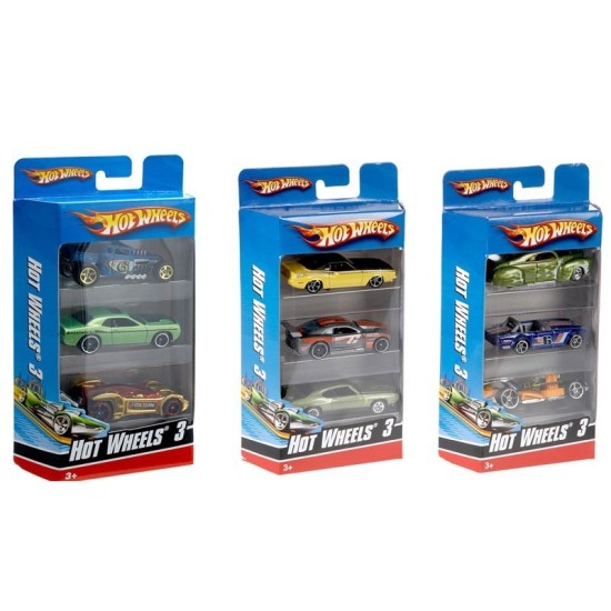 Mattel Hot Wheels Αυτοκινητάκια Σετ Των 3 Τμχ Διάφορα Σχέδια K5904