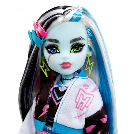 Mattel Κούκλα Monster High - Frankie Stein™ & Watzie Pet HHK53